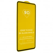 Защитное стекло 9D для Xiaomi Redmi Note 9S/9 Pro (black)