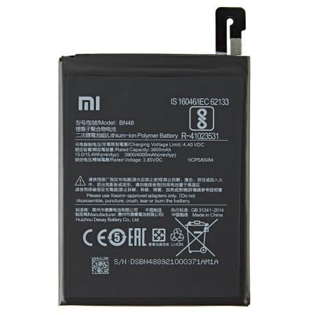 Акумулятор BN48 для Xiaomi Redmi Note 6 Pro, (M1806E7TG, M1806E7TH, M1806E7TI) ORIGINAL PRC