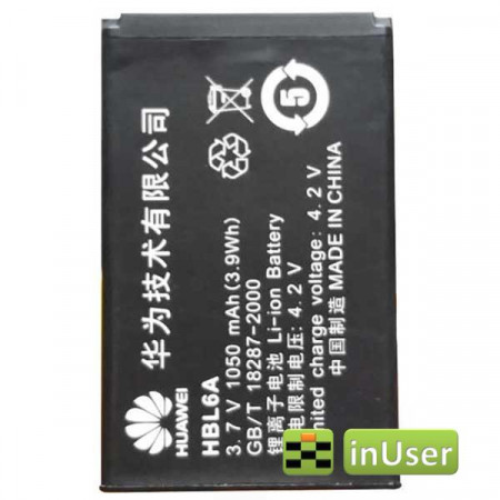 Акумулятор HBL6A для HUAWEI C62009 C2808 C2809 (1050mAh)
