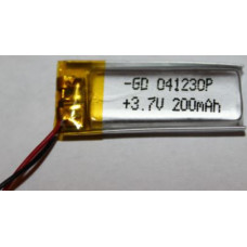 Універсальний polymer АКБ 041230P (200mAh 3,7V)