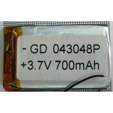 Універсальний polymer АКБ 043048P (700mAh 3.7V)