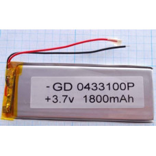 Універсальний polymer АКБ 0433100P (1800mAh 3.7V)