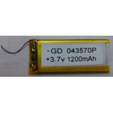 Універсальний polymer АКБ 043570P (1200mAh 3.7V)