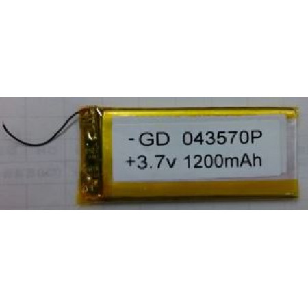 Універсальний polymer АКБ 043570P (1200mAh 3.7V)