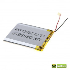 Універсальний polymer АКБ 045565Р (2200mAh 3.7V)