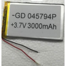 Універсальний polymer АКБ 045794P (3000mAh 3.7V)