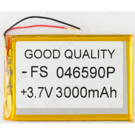 Універсальний polymer АКБ 046590P (3000mAh 3,7V)
