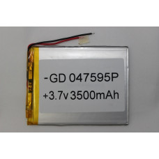 Універсальний polymer АКБ 047595P (3500mAh 3.7V)