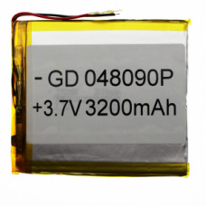 Універсальний polymer АКБ 048090P (3200mAh 3,7V)