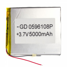 Універсальний polymer АКБ 0596108P (5000mAh 3,7V)