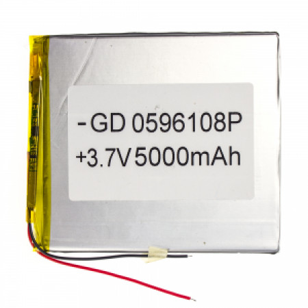 Універсальний polymer АКБ 0596108P (5000mAh 3,7V)