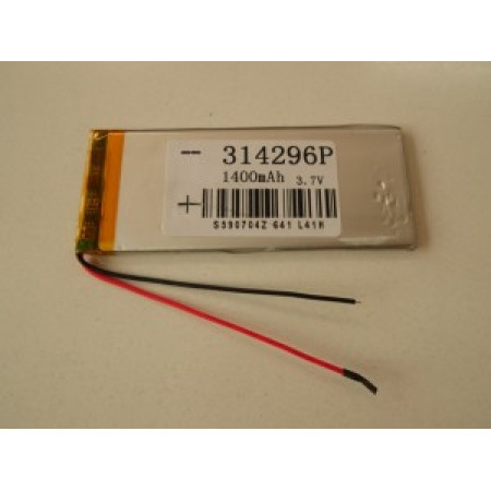 Універсальний polymer АКБ 314296P (1400mAh 3,7V)