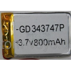 Універсальний polymer АКБ 343747P (800mAh 3.7V)