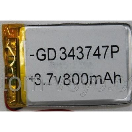Універсальний polymer АКБ 343747P (800mAh 3.7V)