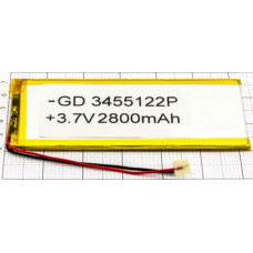 Універсальний polymer АКБ 3455122P (2800mAh 3.7V)