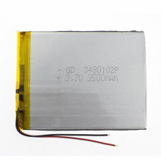Універсальний polymer АКБ 3480102P (3500mAh 3,7V)