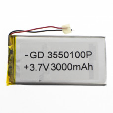 Універсальний polymer АКБ 3550100P (3000mAh 3,7V)