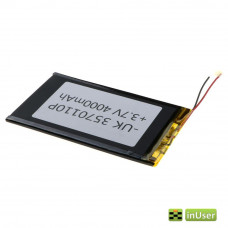 Універсальний polymer АКБ 3570110Р (4000mAh 3.7V)