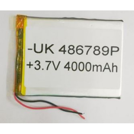 Універсальний polymer АКБ 486789P (4000mAh 3.7V)