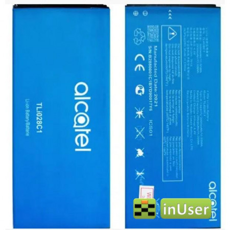 Акумулятор для TLI028C1 (TLI028c7) для Alcatel 1B 2020 5002H Tracfone, Alcatel  A3 A509DL , 5002D, 5002X, 5002A, 5002F, 5002I, 5002M, 5002S,