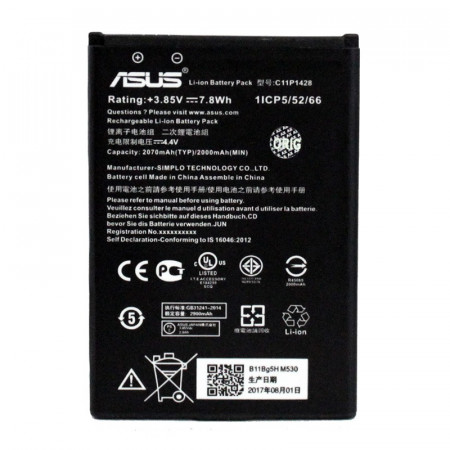 Акумулятор для Asus B11P1428 2070 mAh (ZB452KG)