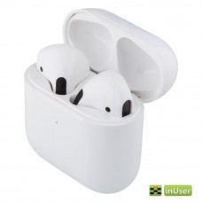 Беспроводные наушники Bluetooth Airpods Borofone BW02 TWS с микрофоном, Bluetooth 5.3, белые