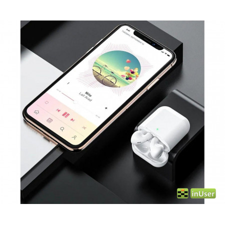 Беспроводные наушники Bluetooth Airpods Borofone BW25 TWS Bluetoorh 5.3, с микрофоном, белые