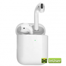 Беспроводные наушники Bluetooth Airpods Hoco ES39 TWS с функцией беспроводной зарядки, Bluetooth 5.3, с микрофоном, белые