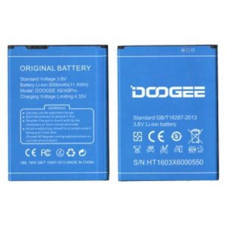 Акумулятор BAT17403000 / BAT16403000 для Doogee X6 / Doogee X6S / Doogee X6 PRO