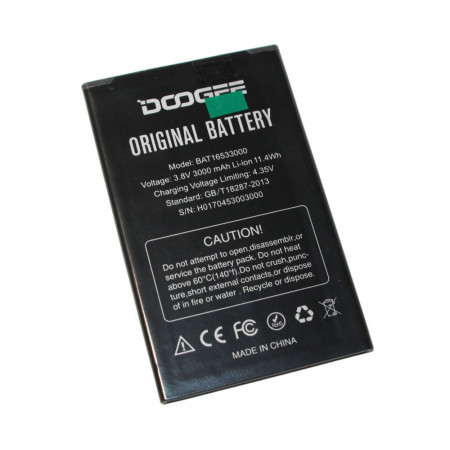 Акумулятор BAT16533000 для Doogee X9 / Doogee X9 Pro / Doogee X9s