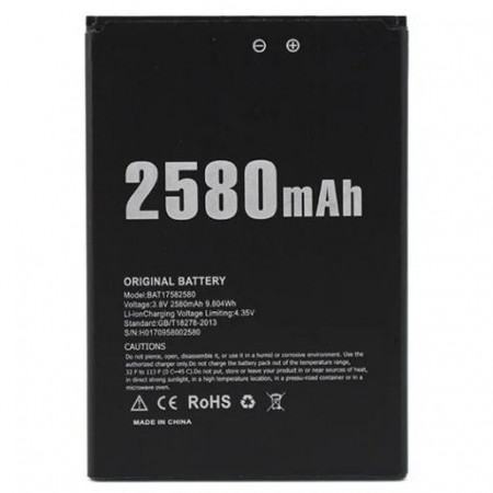 Акумулятор BAT17582580 для Doogee X20 