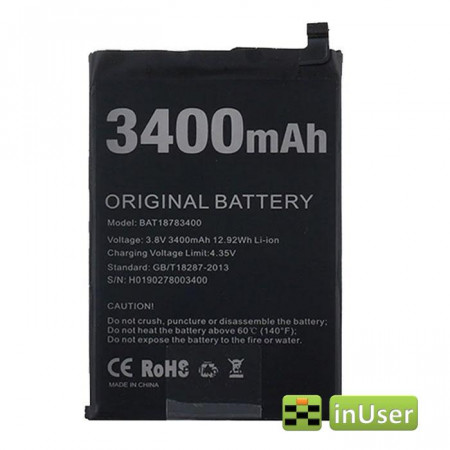 Акумулятор BAT18783400 для Doogee Y8 