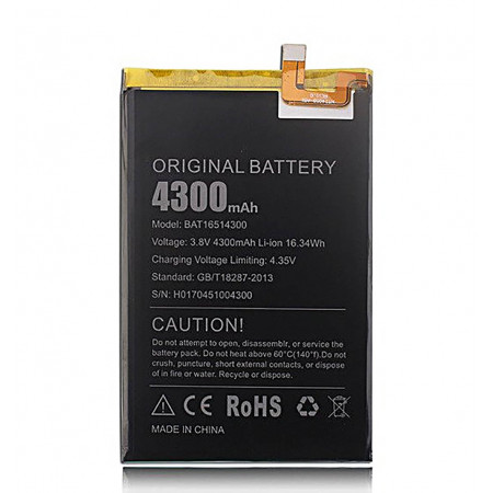 Акумулятор Doogee Y6 Max (BAT16514300) 