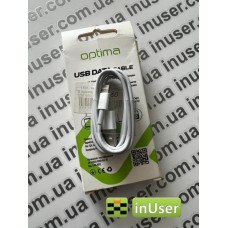 Кабель USB Optima Lightning для iPhone / iPad / ipod