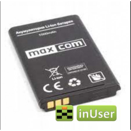 Акумулятор Maxcom MM460 / Maxcom MM35D, Maxcom MM128, Maxcom MM129, Maxcom MM142, Maxcom MM143, Maxcom MM335, Maxcom MM355, Maxcom MM400, Maxcom MM422, Maxcom MM426, Maxcom MM428, Maxcom MM430, Maxcom MM431, Maxcom MM440, Maxcom MM450