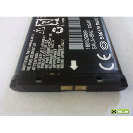 Акумулятор SAGEM MYE77, MY-E77, MYV76, MY-V76, MYX62, MYX6-2 ( P/N 188075014, 188626999, E200405100, SA2-SN1, SALN-SN2