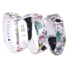 Ремешок для Mi Band 3/4 (Color №14 Совы)