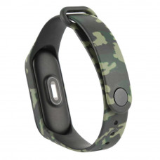 Ремешок для Mi Band 3/4 (Color №7 Камуфляж зелёный)