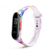 Ремешок для Mi Band 3/4 (Color №12 Лилии)