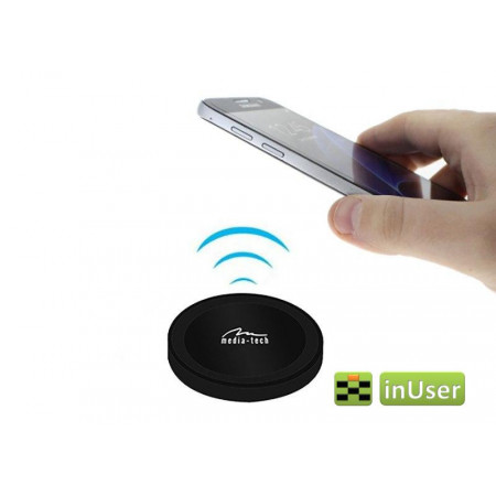  Беспроводное зарядное устройство для смартфонов Media-tech Cristal MT6270 поддерживающим стандарт QI