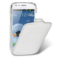 Чехол Melkco Jacka leather case for Samsung i8190 Galaxy S III Mini (white)