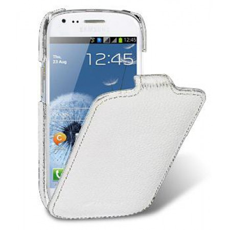 Чехол Melkco Jacka leather case for Samsung i8190 Galaxy S III Mini (white)