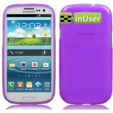 Чехол-накладка TPU cover case for Samsung i9300 Galaxy S3 (violet)