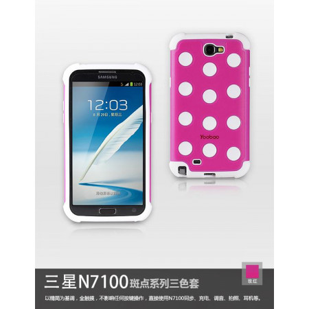 Yoobao 3 in 1 Protect case for Samsung N7100 Galaxy Note 2 (pink)