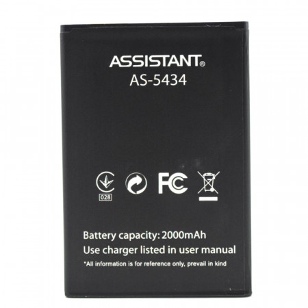 Акумулятор для Assistant AS-5434 Club, AS-501, Jinga Start