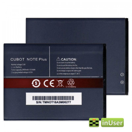 Акумулятор для Cubot NOTE Plus Original PRC
