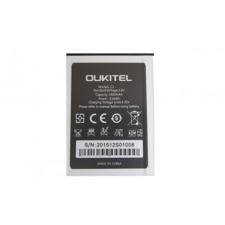 Акумулятор Oukitel C2 1800 mAh