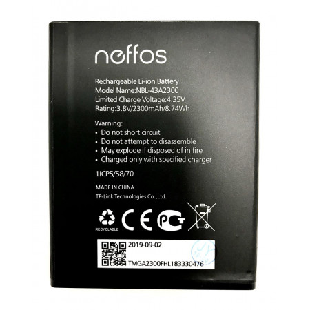 Акумулятор TP-Link Neffos C5S TP704A, Neffos C5A TP703A, NBL-43A2300 
