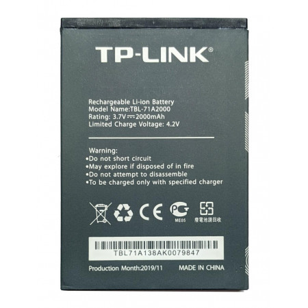Акумулятор TP-Link TBL-71A2000 Neffos (TL-TR761, TL-TR861, M7300, M5350)