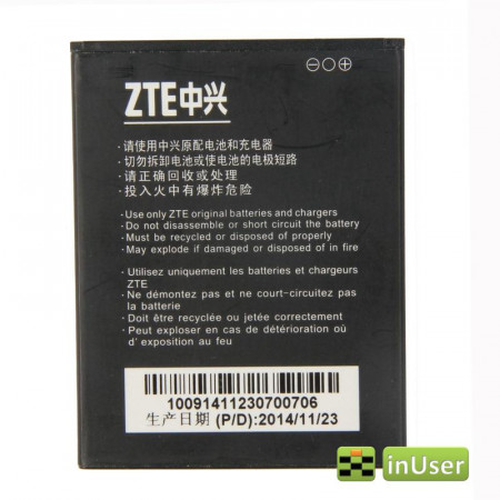 Акумулятор для ZTE U968, Li3720T42P3H816342-NTC